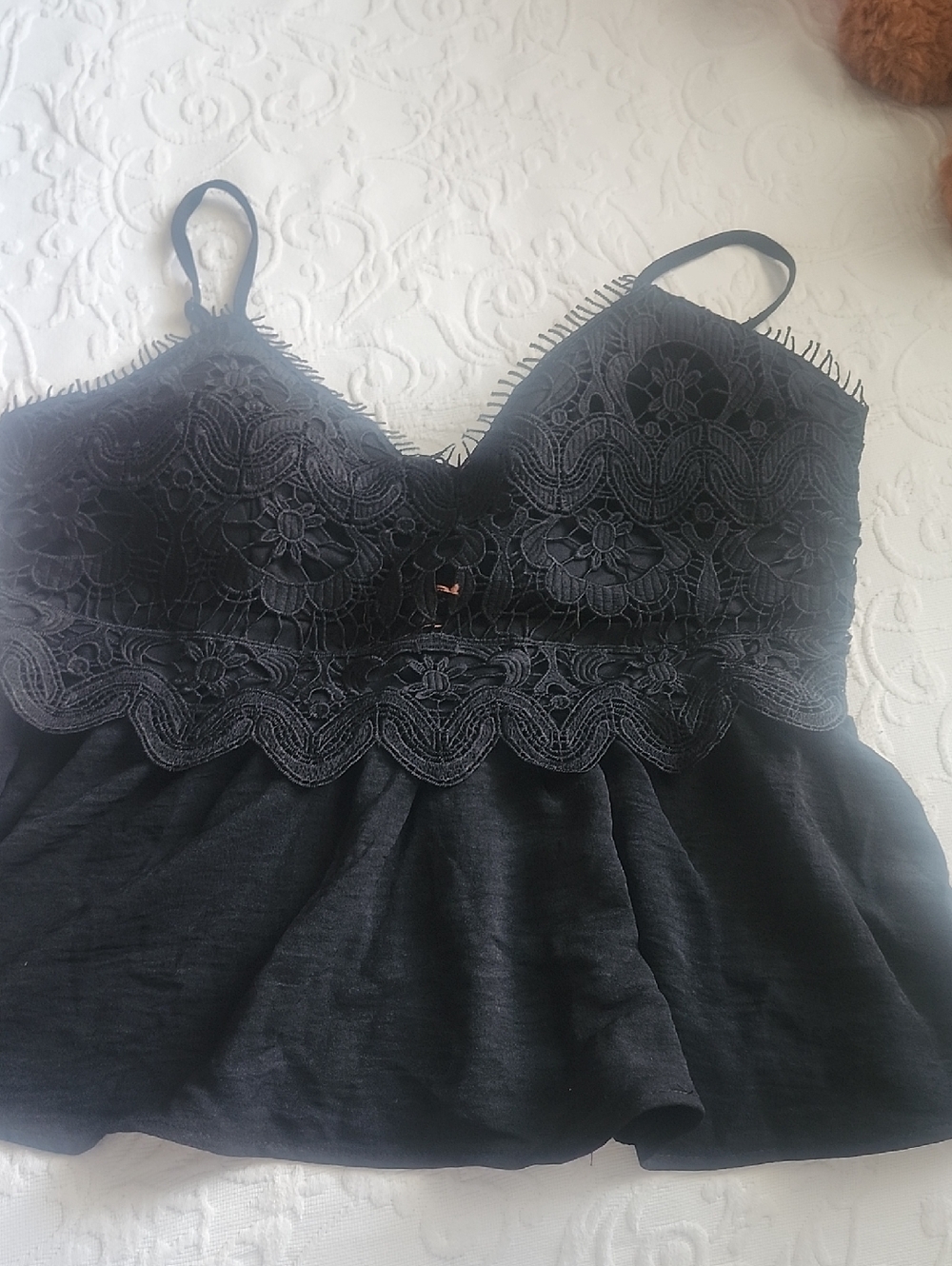 Derek Heart Lace Tank Top